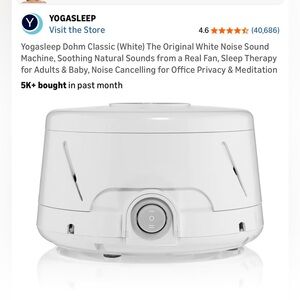 Yogasleep Meditation DOHM CLASSIC White noise  relaxation sleep machine